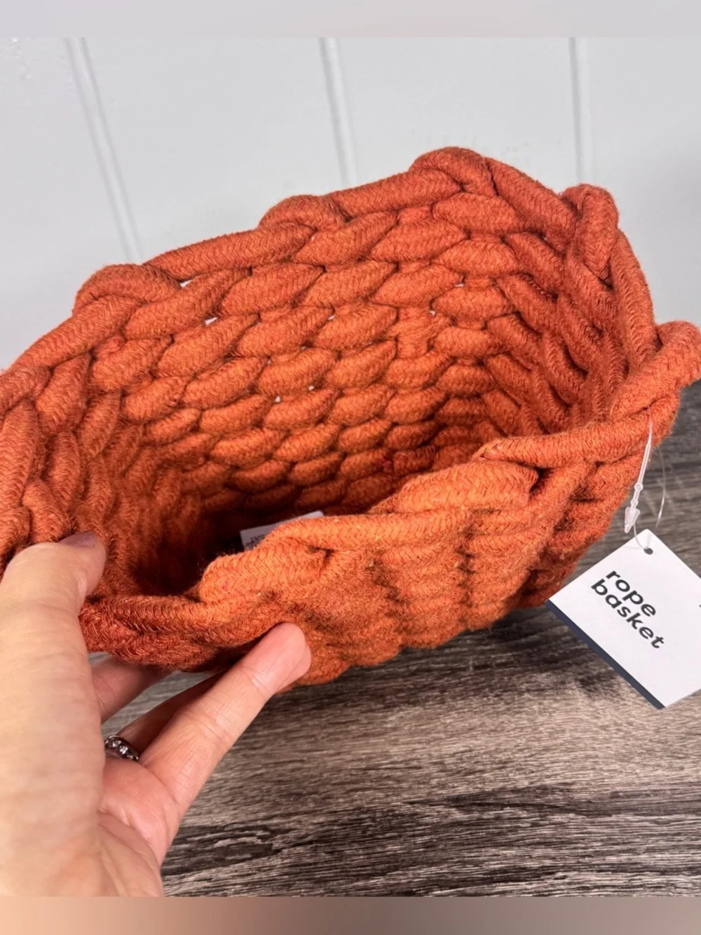 NEW Target Bullseye Playground Orange Rope Basket